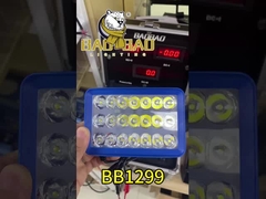 Ánh đèn pha xe máy màu xanh lá cây, nhựa, trắng, vàng