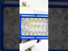 21 Đèn đèn pha xe máy LED màu trắng màu vàng đèn flash nhôm màu xanh