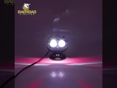 2 Bead trắng vàng nhôm giả có sẵn đèn sương mù xe máy