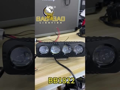 Nhựa 4 hạt Màu trắng Màu vàng Flash Đỏ có sẵn Bộ phận trang trí xe đạp