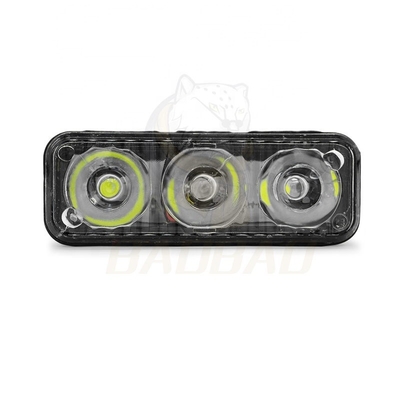 3 đèn quay LED 9W Flash liên tục Ánh sáng chống nước cho xe máy