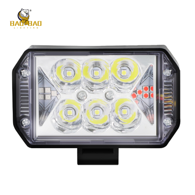 Đèn đèn pha LED kim loại màu đỏ Đèn sương mù xe máy