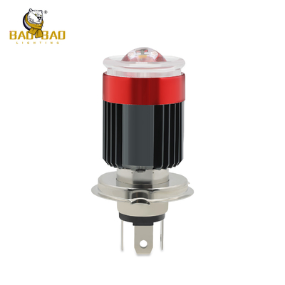 H4 BA20D Hắc vỏ 80V Đèn đèn pha LED cho xe máy