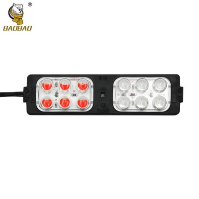 12V nhựa đỏ xanh nhấp nháy Phong cách ánh sáng thanh 12 Beads module đèn