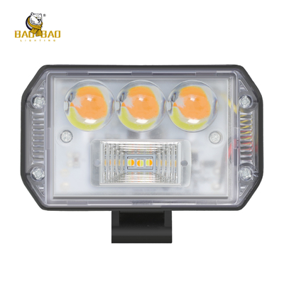 80V LED Công việc kim loại ánh sáng trắng vàng màu kép nhấp nháy Phụ tùng xe máy