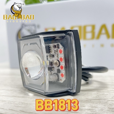 1 đèn LED xe máy LED đa màu Mini Light Lucency Motorcycle Spotlight
