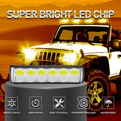 Ánh sáng cảnh báo Đỏ xanh Strobe bóng đèn mặt trước kim loại cho đèn sương mù xe máy