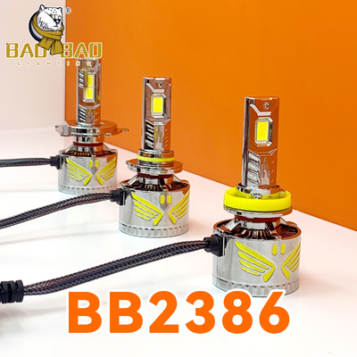 Đèn đèn pha kim loại vàng LED bóng đèn chống nước H4 H7 H11 9006 9005 đèn pha LED cho xe hơi